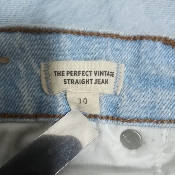 Madewell The Perfect Vintage Straight Jean in Westanna Ripped Edition Si… - Picture 6 of 16